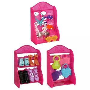 BNWT Lot of 3 Barbie Accessory Packs (18 pieces in total)